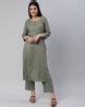 Buy Green Kurta Suit Sets for Women by Hritika Online | Ajio.com