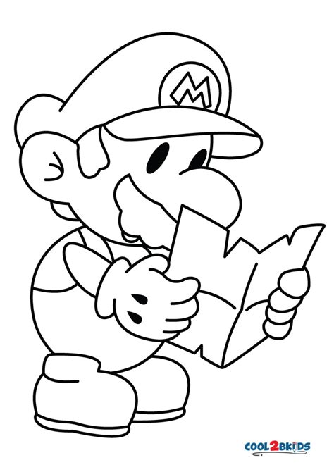 Image result for Free Coloring Pages Paper Mario Color Splash