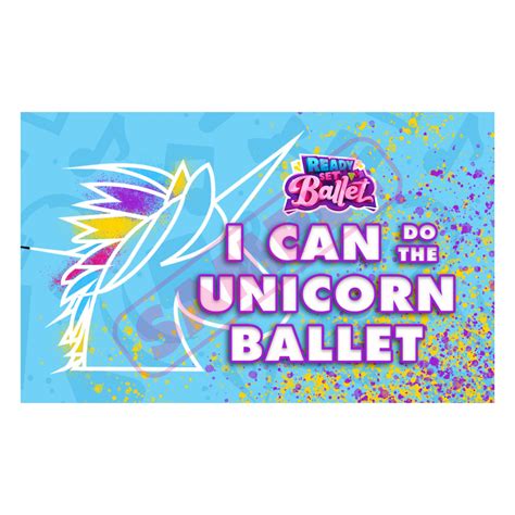 Milestone Card - Unicorn Ballet - Pack of 20 – Ready Set Dance