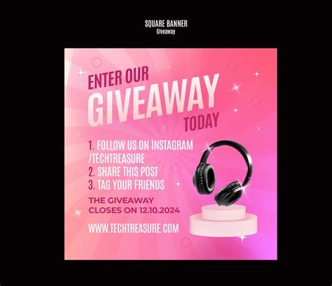 Giveaway vorlage Bilder - Kostenloser Download auf Freepik