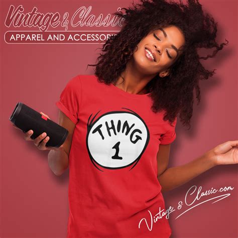 Dr Seuss Thing 1 Shirt - Vintagenclassic Tee