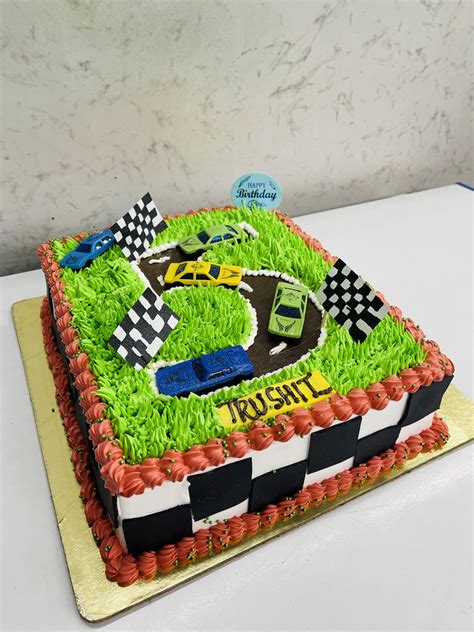 Race Car Track Cake – Bento Cakes Noida