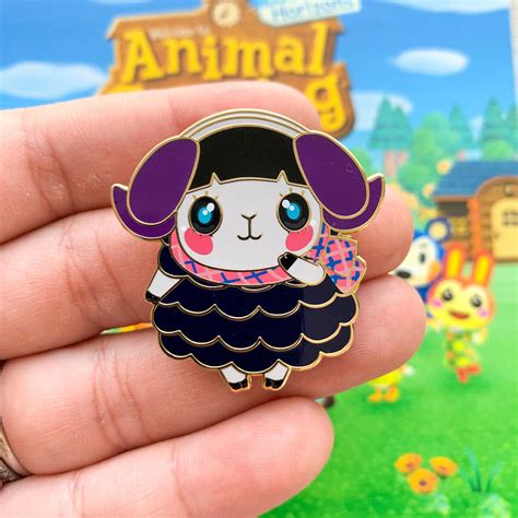 Muffy ACNH Enamel Pin / Animal Crossing / Animal Crossing New Horizons ...