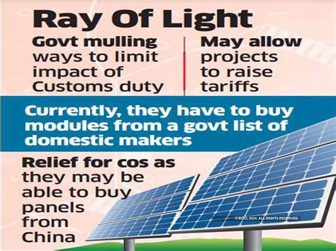 Solar power project india: Rules on sourcing solar modules may be eased ...