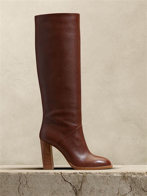 Lorca Leather Boot | Banana Republic