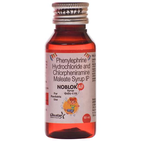 Noblok AF Pead Syrup 60 ml : Amazon.in: Health & Personal Care