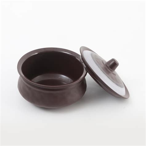 Buy Meadows Solids Melamine Handi with Lid - 760ml from Home Centre at ...