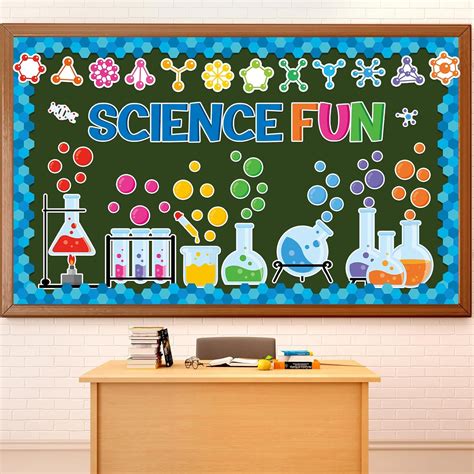 Ojustbeok 77PCS Science Bulletin Board Decoration Science Fun India | Ubuy
