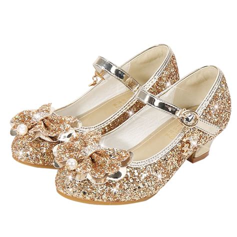 LNMQLPDBS Princess Shoes Girls Heels Princess Dress up Shoes Little ...