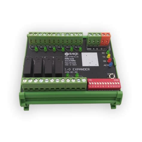 Industrial I/O expander | Relay Modbus | Industrial Grade Interface ...