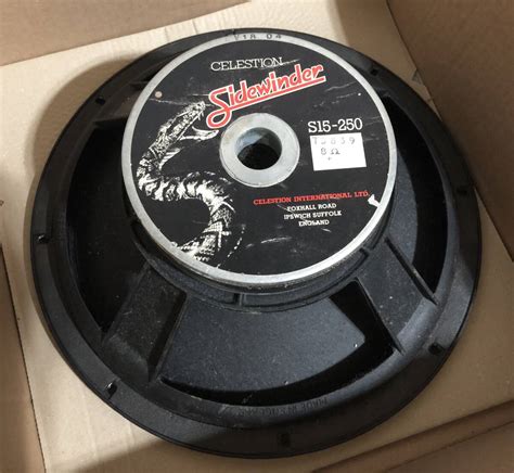 Yahoo!オークション - Celestion Sidewinder S15-250 15インチ 8Ω Mad...