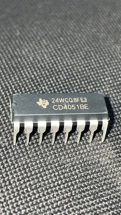 Multiplexer Switch IC - CD4051BE TI Multiplexer Switch IC Importer from ...