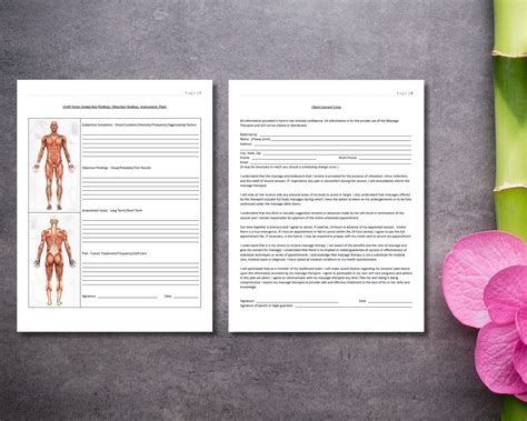 Buy Printable Massage Therapy Client Intake Forms | Client Forms ...