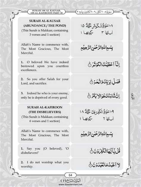 Surah Kafirun - Online Download Translation PDF