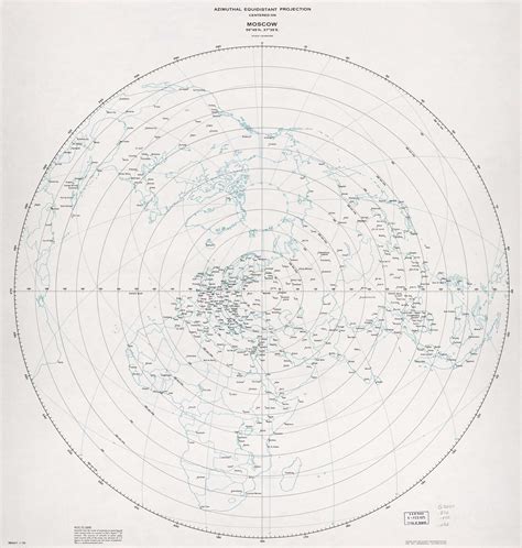 Central Intelligence Agency: Azimuthal Equidistant Projection ...