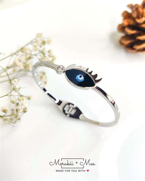 Mother Of Pearl Evil Eye – Merakii Mee