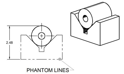 Image result for Phantom Line AutoCAD