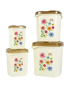 Buy Food Grade Quality Plastic Kitchen Grocery Storage Containers 500ML ...