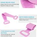 RHHG E COM Silicone Body Back Scrubber Belt for Shower Bath Brush Dead ...