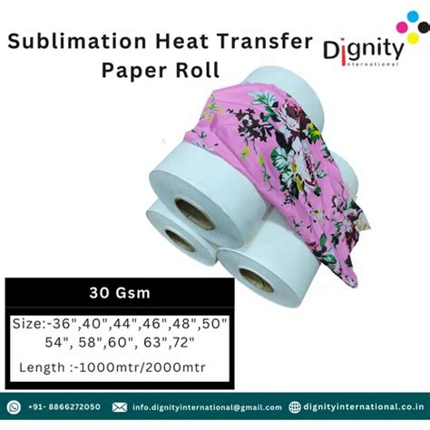 Coated Paper Roll - 55 GSM Sublimation Paper Roll Trader - Wholesaler ...