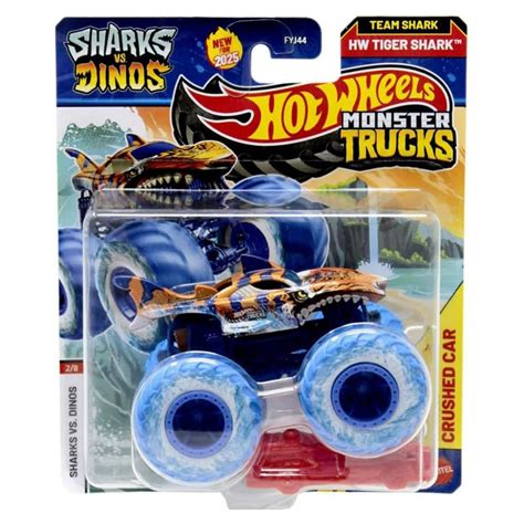 Monster Truck Hot Wheels Sharks Vs. Dinos - Hw Tiger Shark | Atacado ...