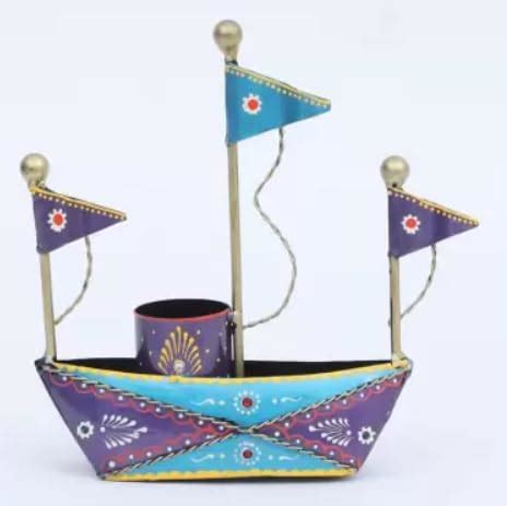 Craftopia Enterprisers Iron Boat Pen Stand | Antique Decorative ...
