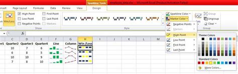 Data Visualization Excel 的图像结果