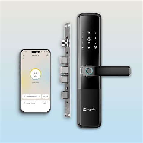 Mygate Smart Door Lock Plus with Inbuilt WiFi and 6-Way Unlock ...