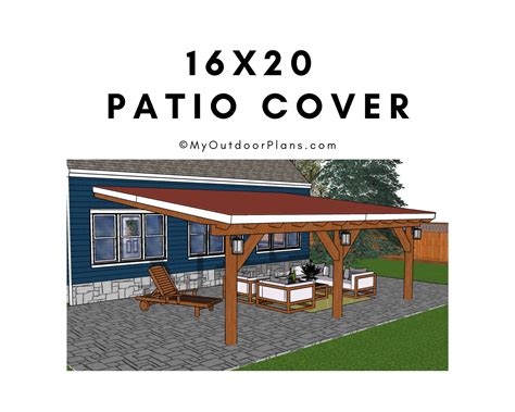 Free Standing Patio Cover Blueprints Patio Plans Covered Patio Plans