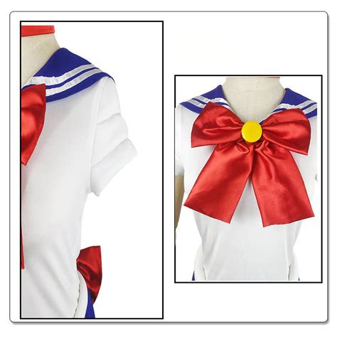 Buy Japanese Anime Sailor Moon Costume, Usagi Blue Suit, Necklace And ...
