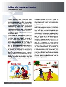 Children who struggle with reading - ePrints@APU