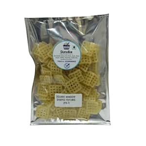 Gunvika Square Window Shape Fryums Papad Ready to Fry with Chat Masala ...