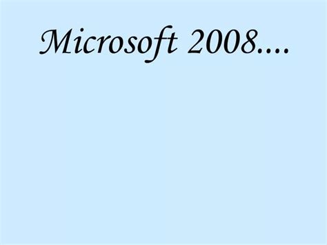 Image result for Microsoft 2008 Tutorial