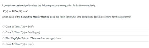 Image result for Solving Recurrence Equation Algorithm
