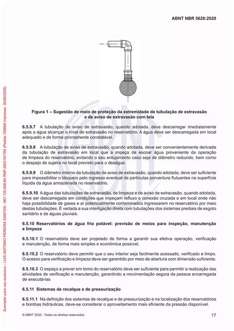 NBR 5626 - 2020 - | PDF