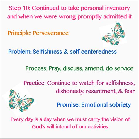 AA Step 10 Nightly Inventory Worksheets - Worksheets Library