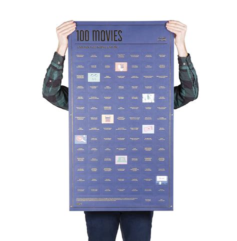 Poster - 100 movies you must watch before you die English - Doiy