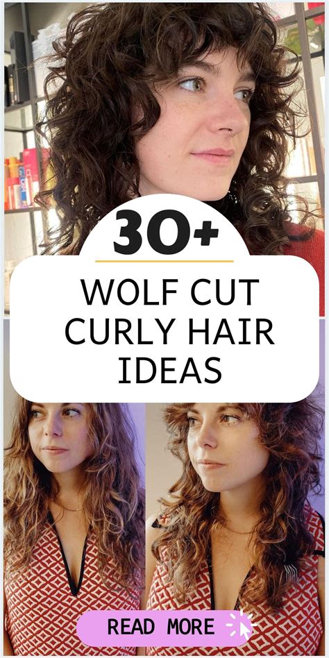 30 Wolf Cut Curly Hair Ideas to Let Your Curls Stand Out | Wavey hair ...