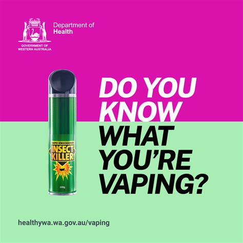 ‘Do you know what you're vaping?’ awareness campaign