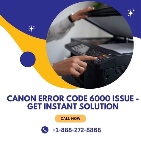 Image result for Canon Printer Error Code 6000