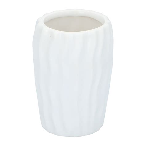 Zahnbürstenhalter Keramik 7 x 10 cm weiss | GONSER.CH