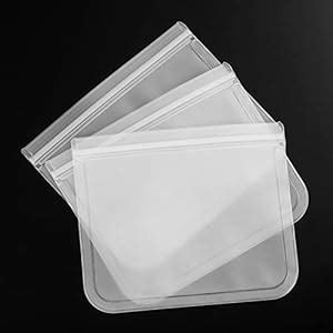 Lina Trading Reusable PEVA Food Storage Bags Resealable for Meat ...