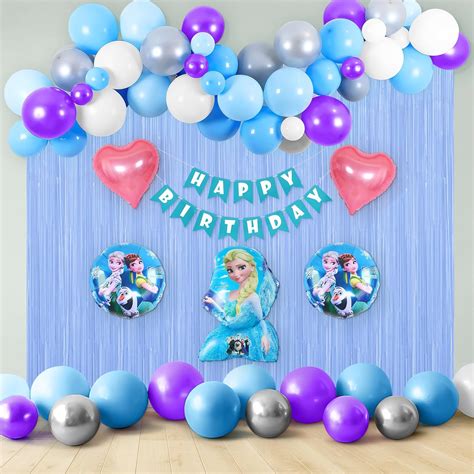 Buy Frozen Theme DIY Birthday Decor Kit in India at Best Price - Zop by ...