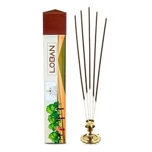 JALLAN Pure Natural Loban Agarbatti| Made with Ghee & Honey| 30 Sticks ...