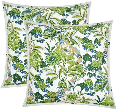 Buy RRC Super Soft Cotton Quilted Reversible Cushion Covers 24X24 ...