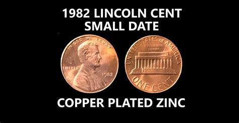 1982 Lincoln Memorial Penny Cent- Small Date - Fantastic Condition - 4 ...