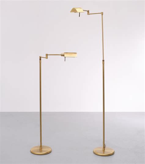 Set Holdkötter Brass Swing Arm Floor Lamps 1980s Germany For Sale at ...