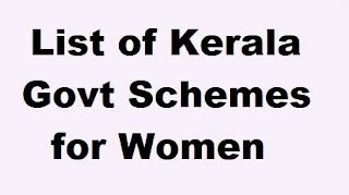 List of Kerala Government Schemes 2024 For Women: Download PDF