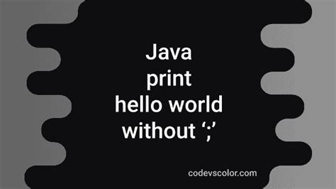 Image result for Print Hello Using Java Strings
