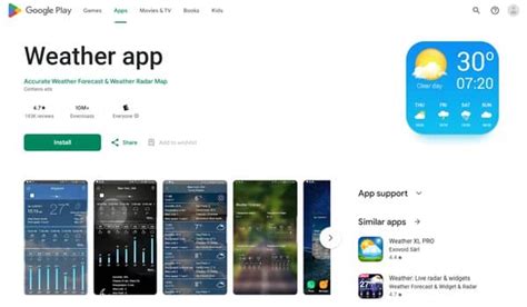 Local Weather App 的图像结果